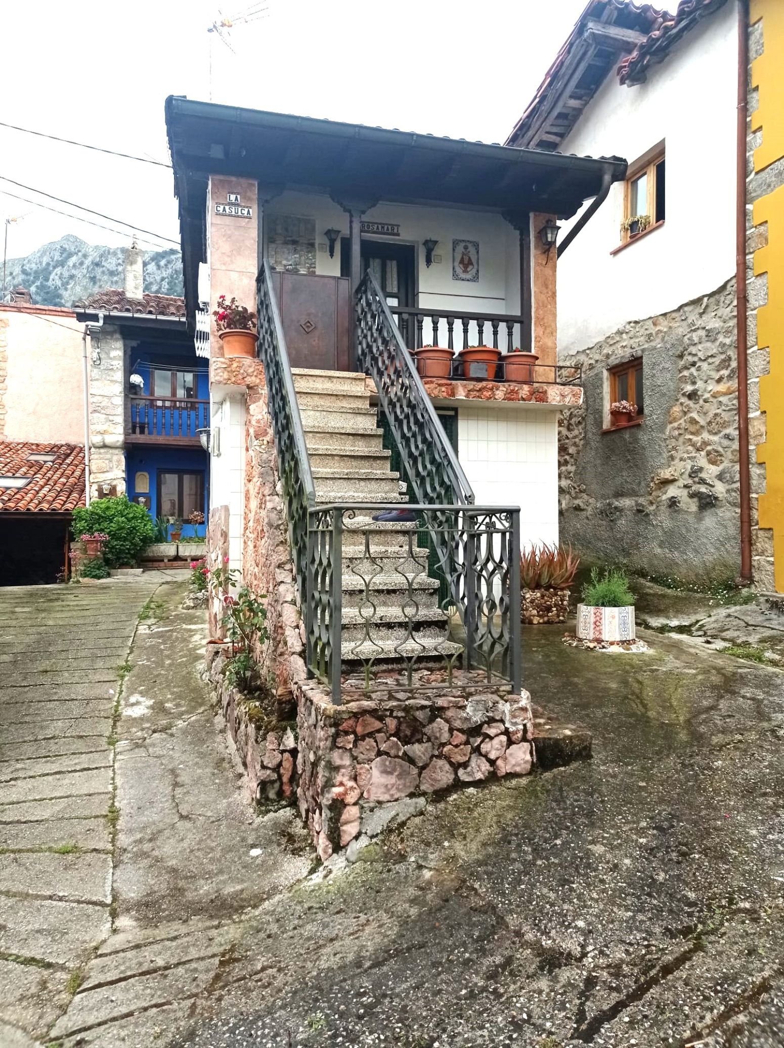 Vista exterior de Casa o xalet en venda en Peñamellera Alta amb Parquet