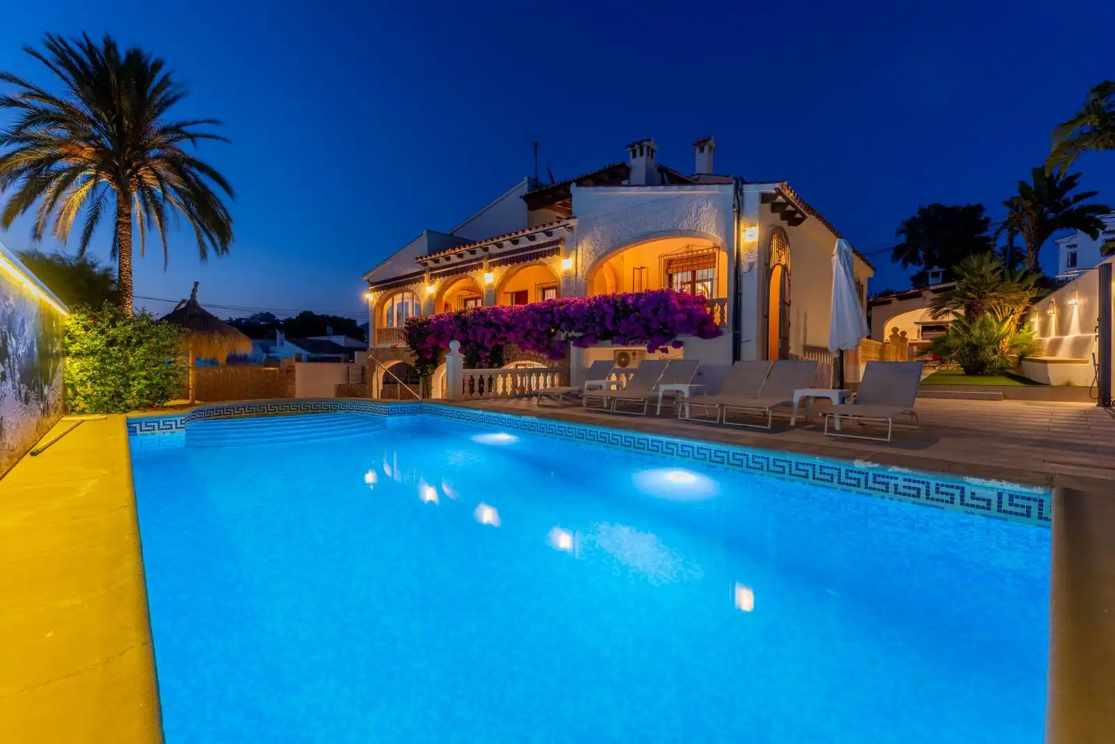 Piscina de Casa o chalet en venta en Moraira con Aire acondicionado, Calefacción y Terraza