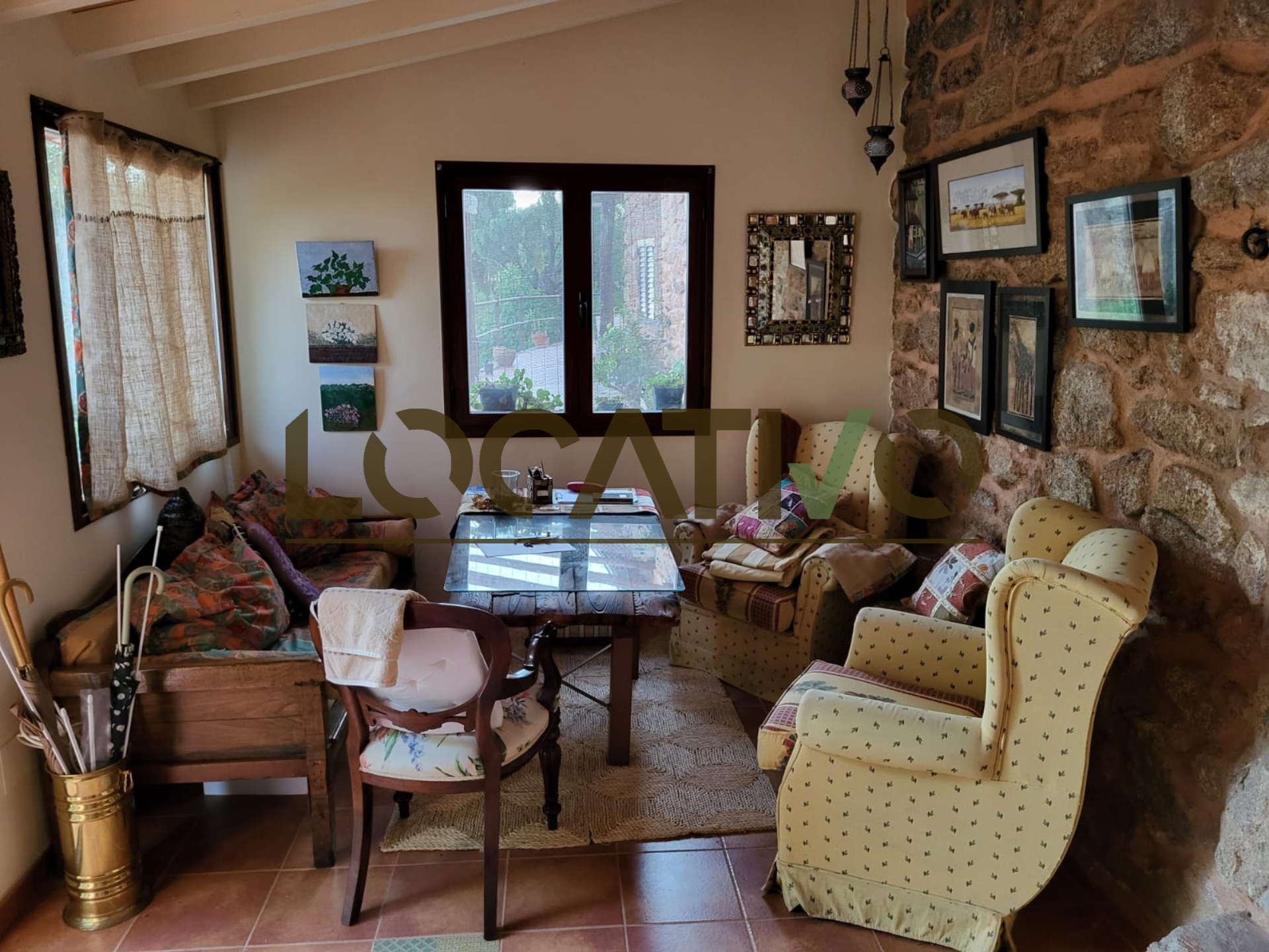 Living room of House or chalet for sale in Villanueva de la Vera  with Private garden