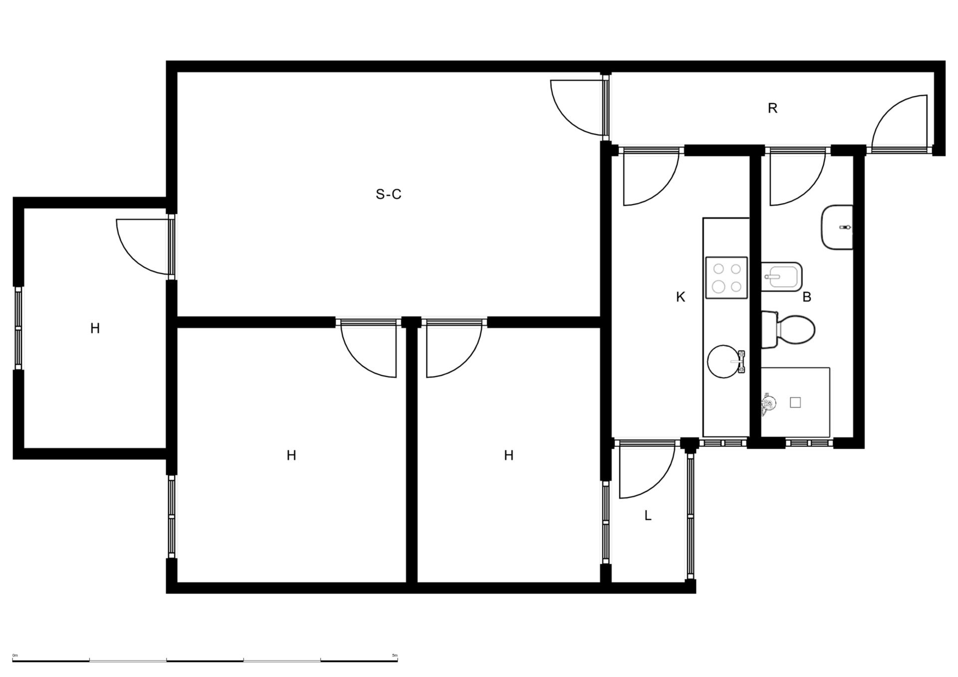 Flat for sale in Santa Coloma de Gramenet  with Oven