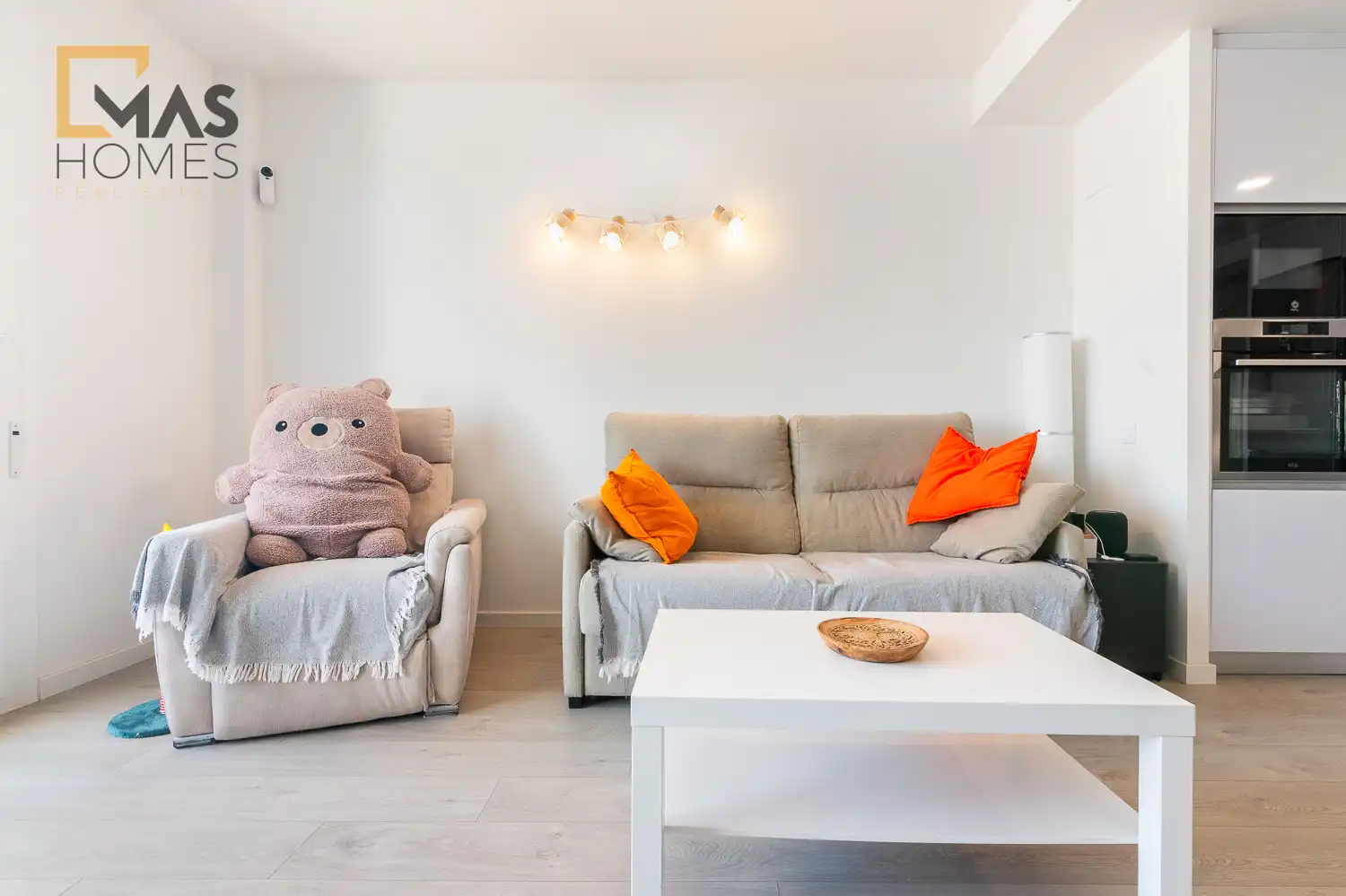 Sala de estar de Ático en venta en Salou con Aire acondicionado, Calefacción y Jardín privado