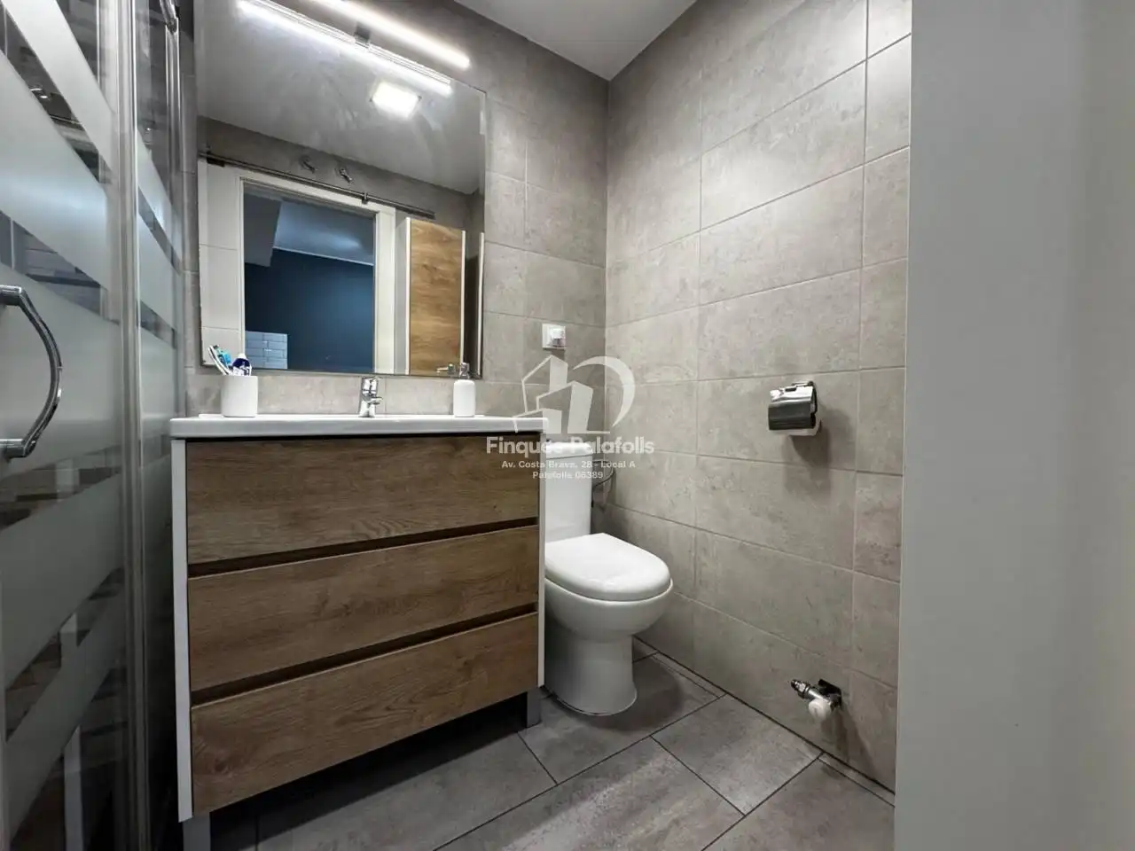Bathroom of Flat for sale in Blanes  with Heating, Parquet flooring and Terrace