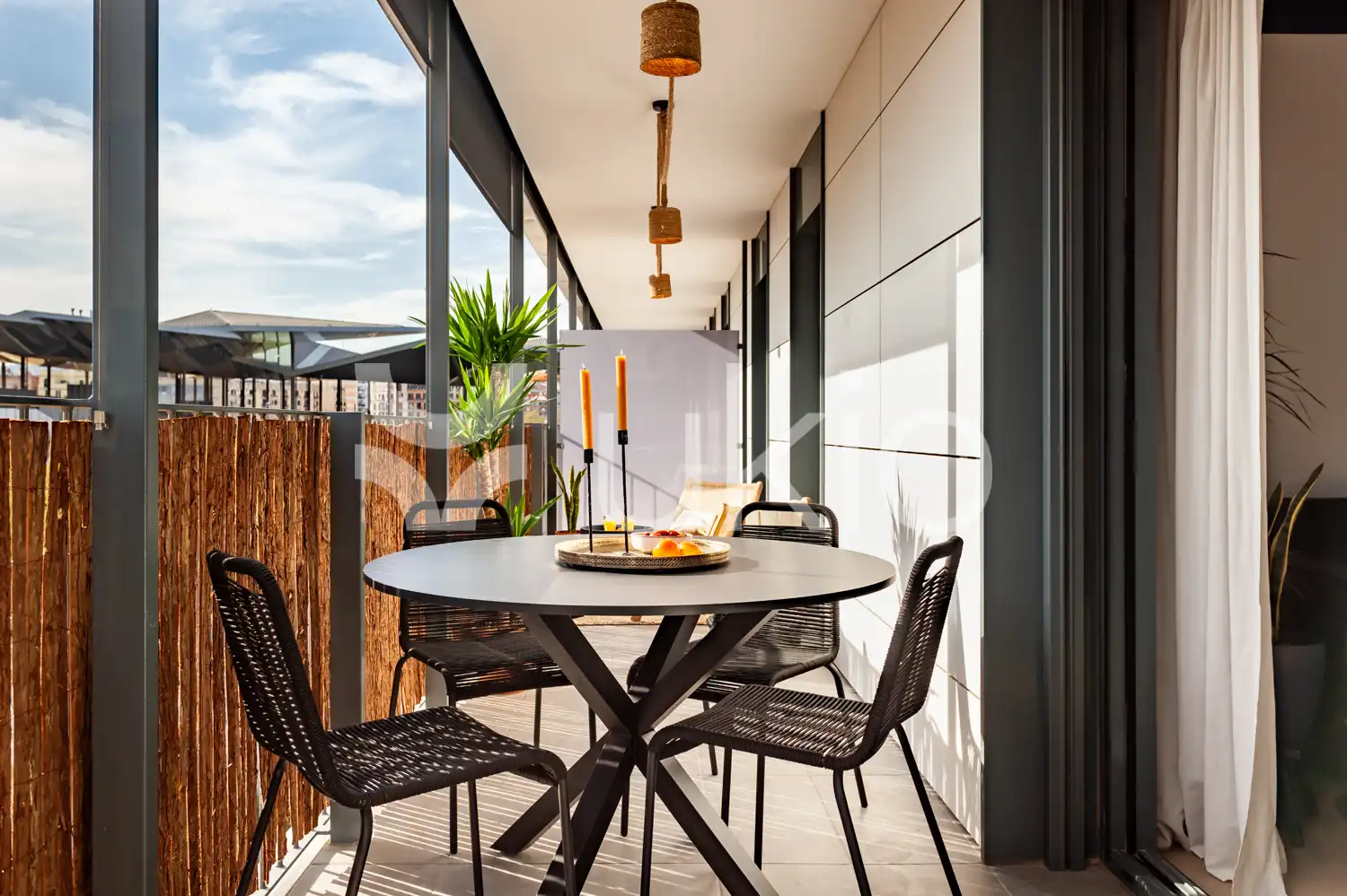 Terrassa de Apartament de lloguer en Barcelona amb Aire condicionat, Terrassa i Moblat