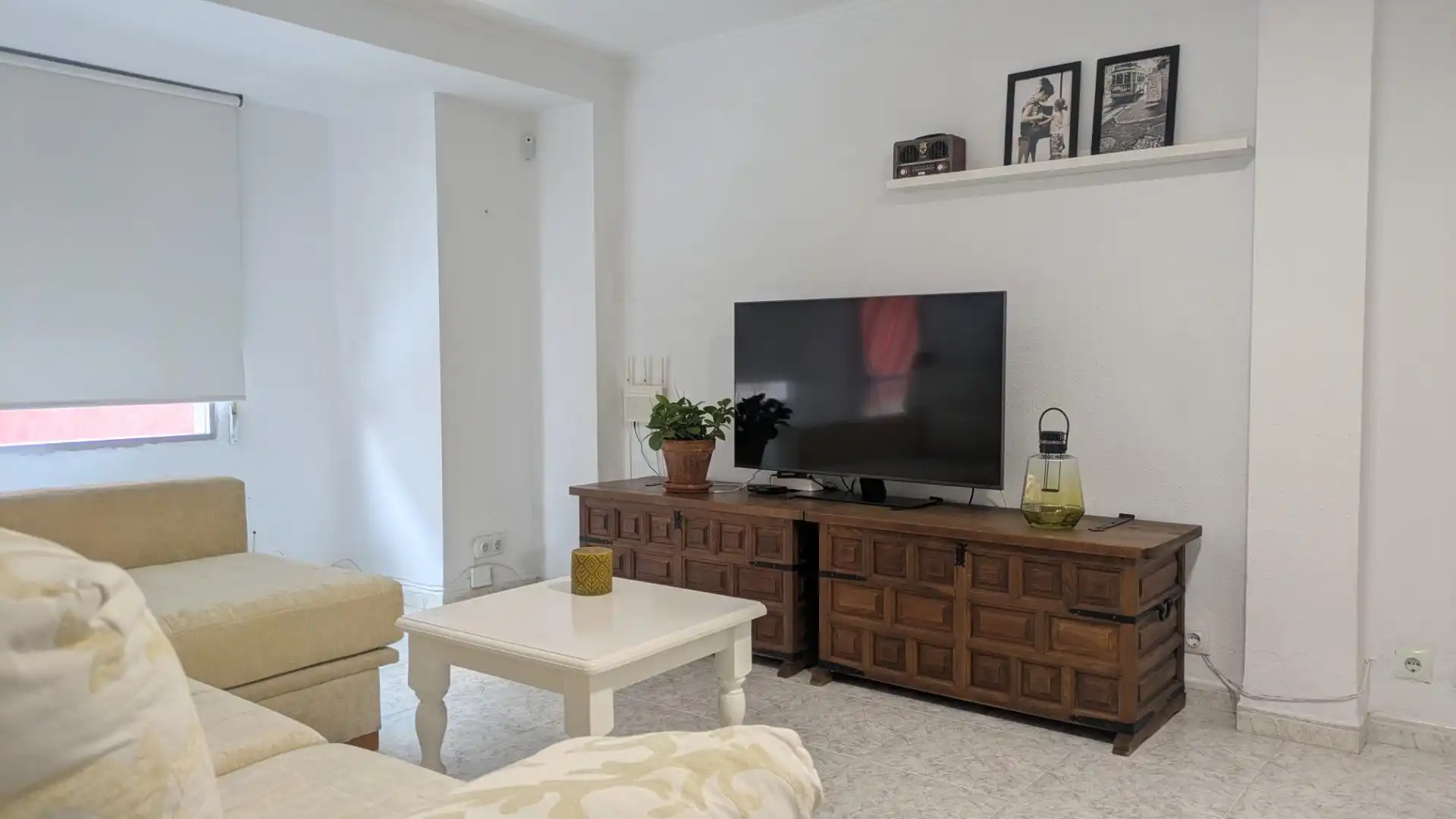 Living room of Flat for rent in Valencia  with Air Conditioner
