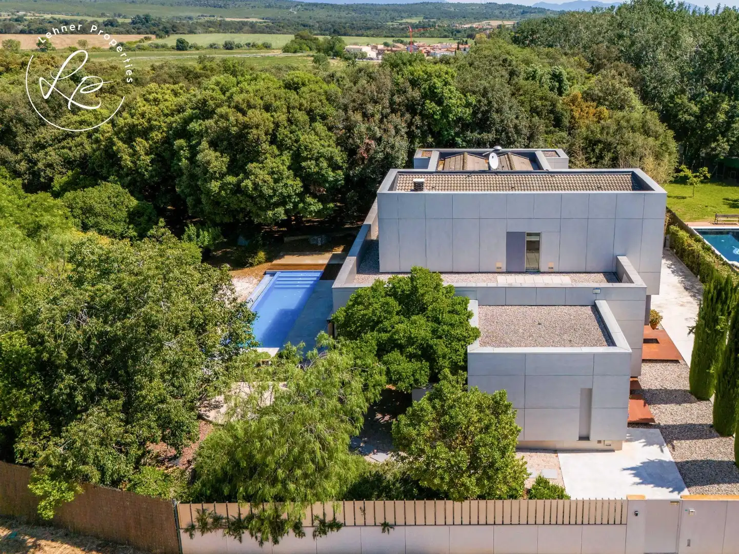 Vista exterior de Casa o chalet en venta en Avinyonet de Puigventós con Aire acondicionado, Calefacción y Jardín privado