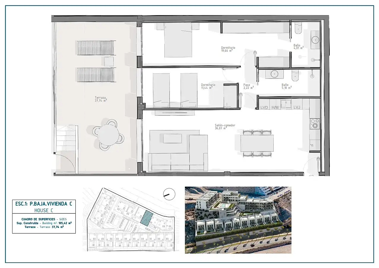 Apartment mit Terrasse zum Verkauf in El Hornillo, imagen 29