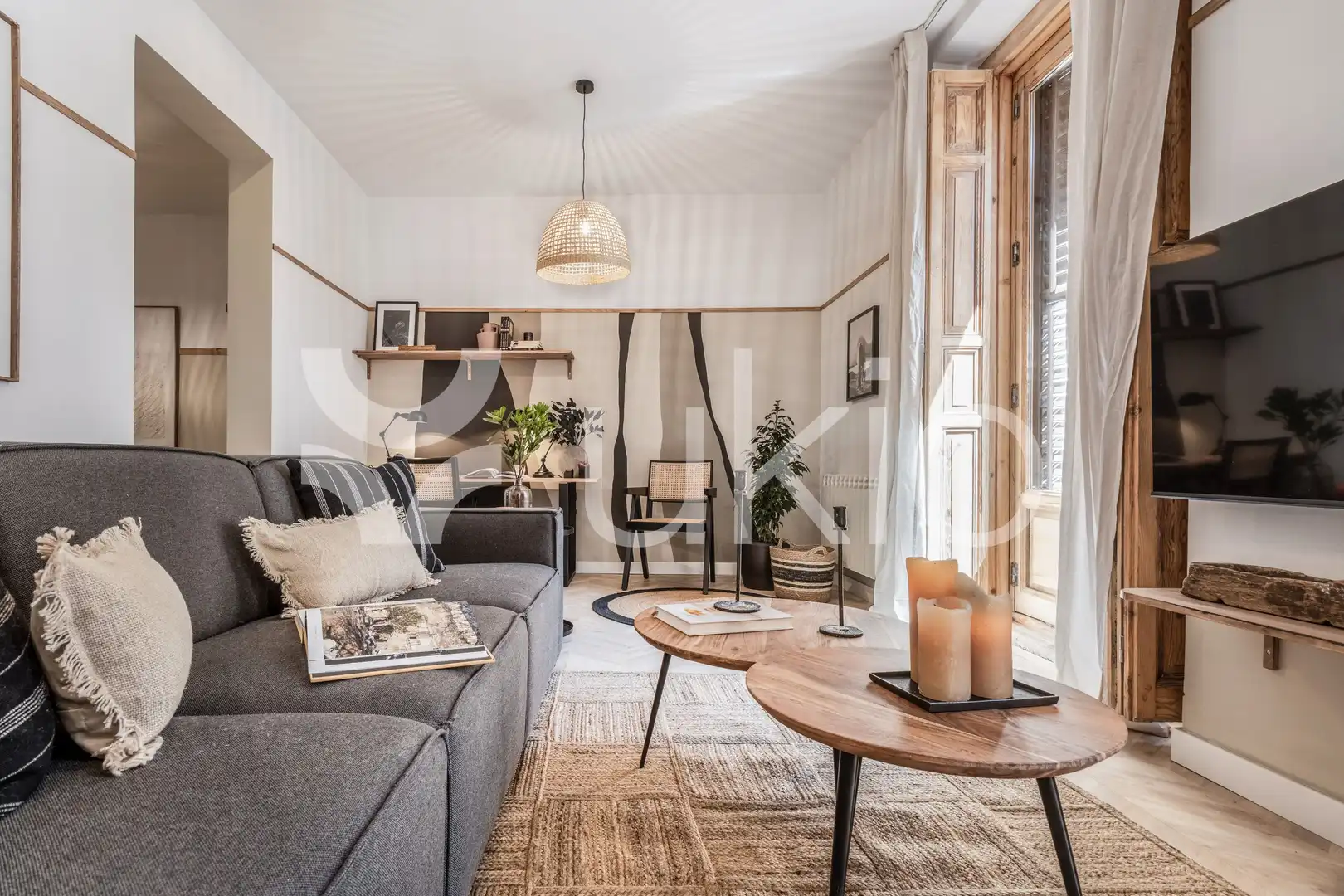 Sala de estar de Apartamento de alquiler en Centro