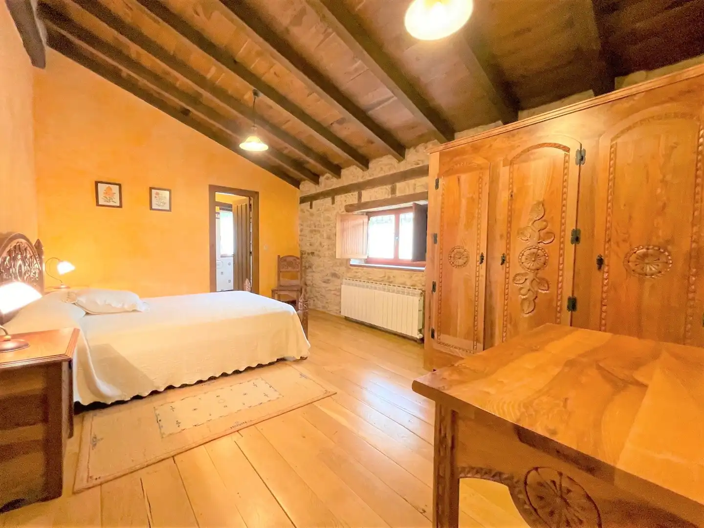 Schlafzimmer von Country house zum Verkauf in Villarcayo de Merindad de Castilla la Vieja mit Terrasse, Möbliert und Balkon