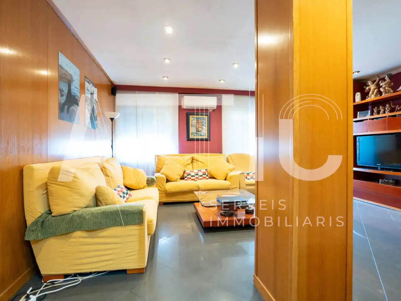 Sala d'estar de Pis en venda en Sabadell amb Aire condicionat i Balcó