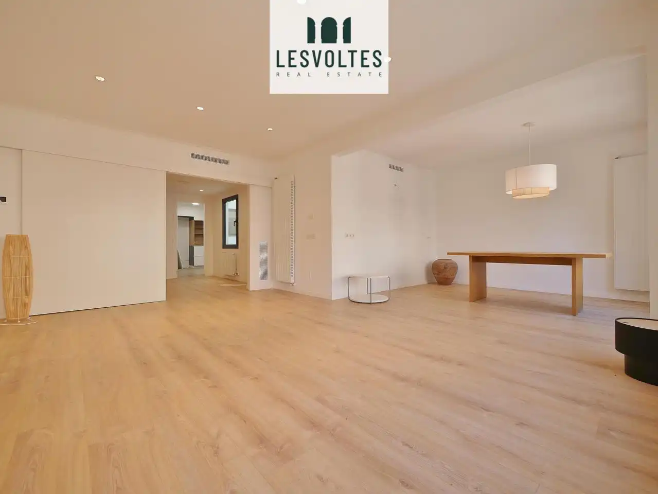 Living room of Flat for rent in Palafrugell  with Parquet flooring