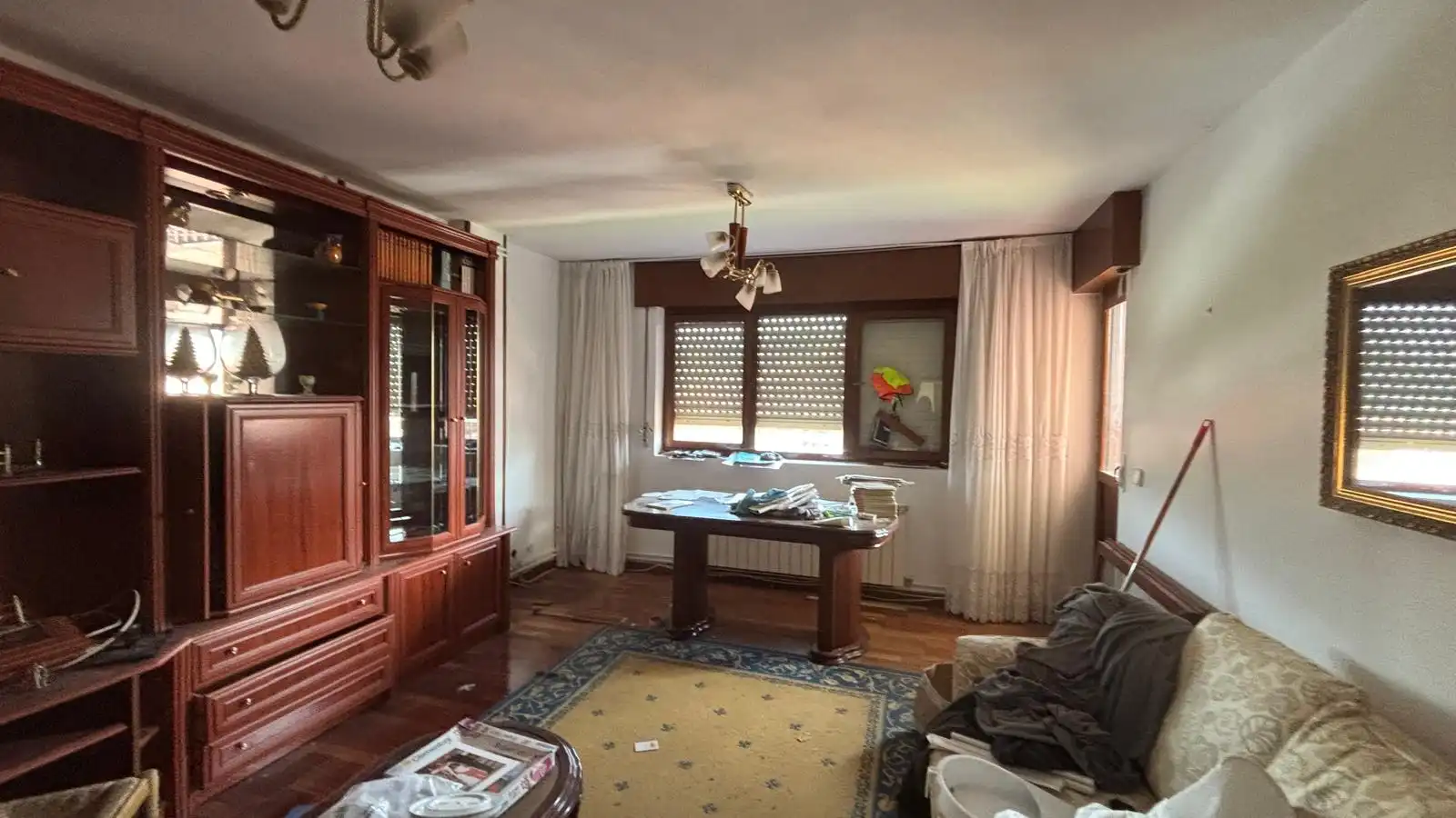 Wohnzimmer von Wohnung zum Verkauf in Rasines mit Heizung, Möbliert und Ofen