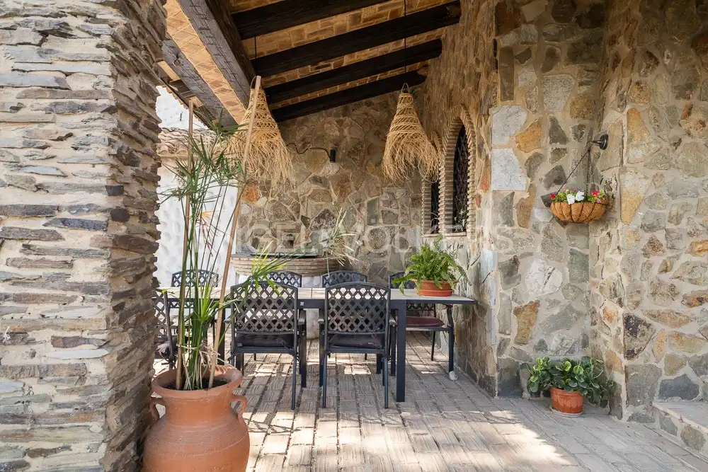 Terraza de Casa o chalet de alquiler en Manises con Aire acondicionado, Calefacción y Jardín privado