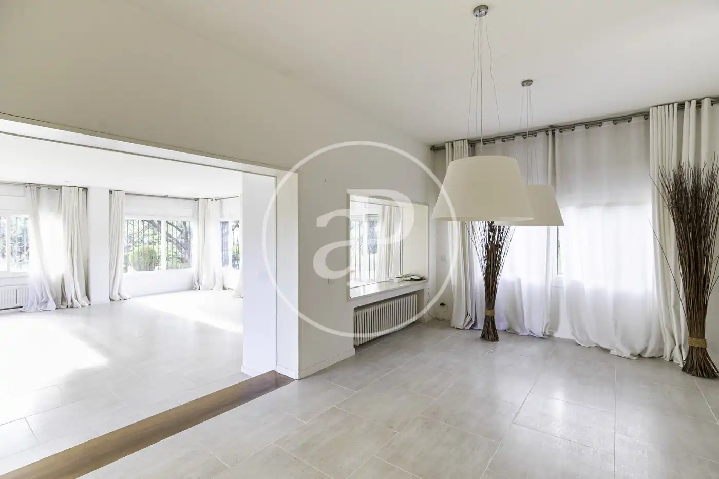 Sala d'estar de Casa o xalet en venda en Sant Andreu de Llavaneres amb Aire condicionat, Calefacció i Jardí privat