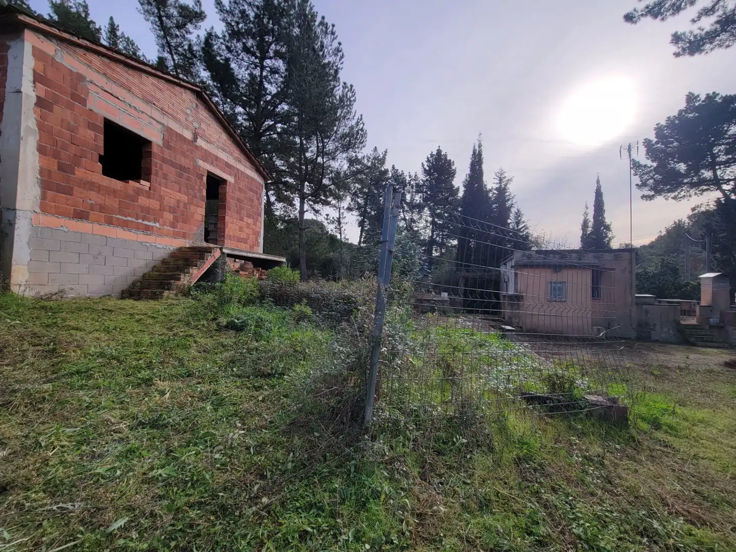 Vista exterior de Finca rústica en venda en Lloret de Mar amb Aire condicionat, Jardí privat i Alarma