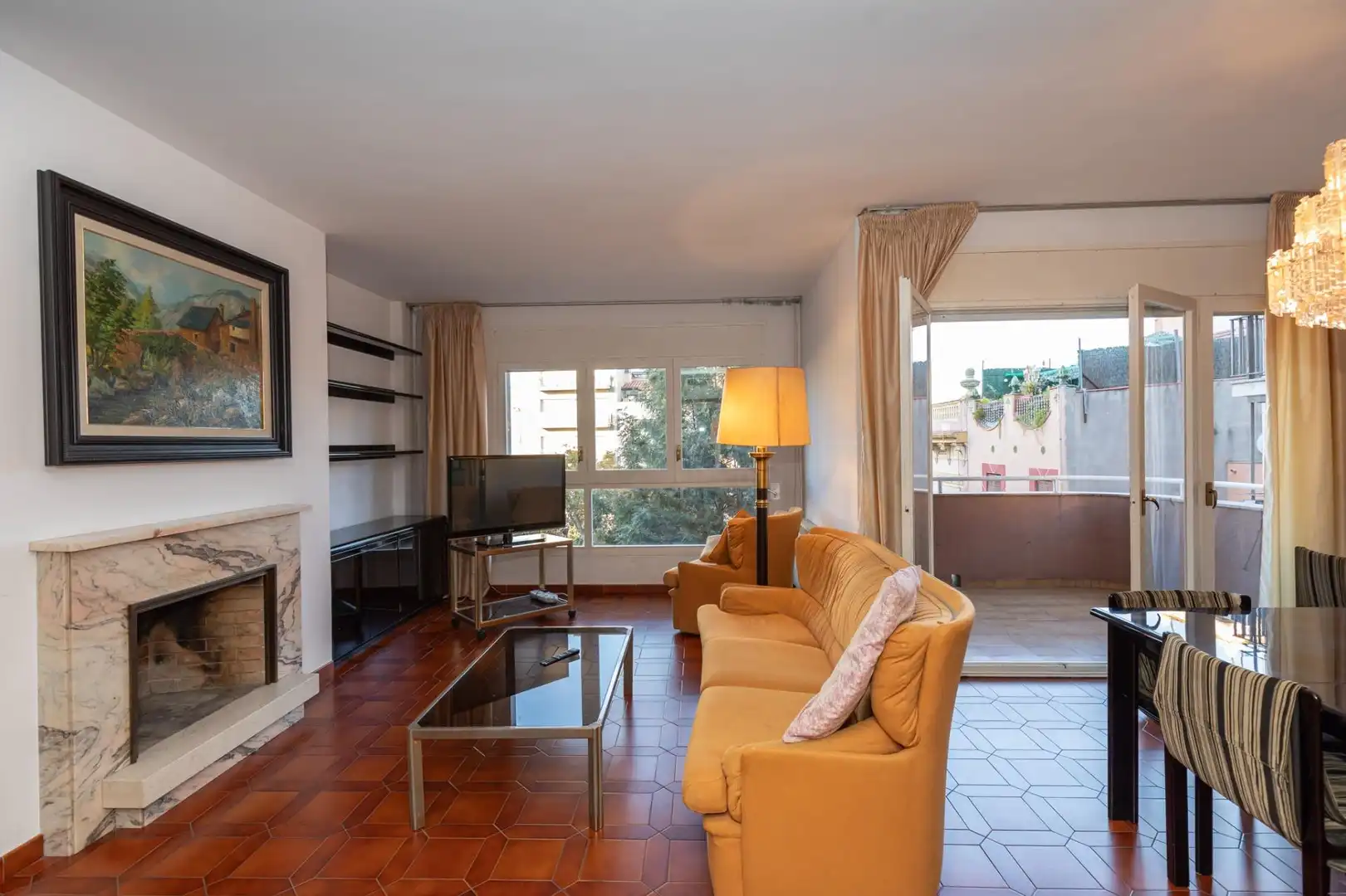 Sala de estar de Piso en venta en Granollers con Aire acondicionado, Calefacción y Terraza
