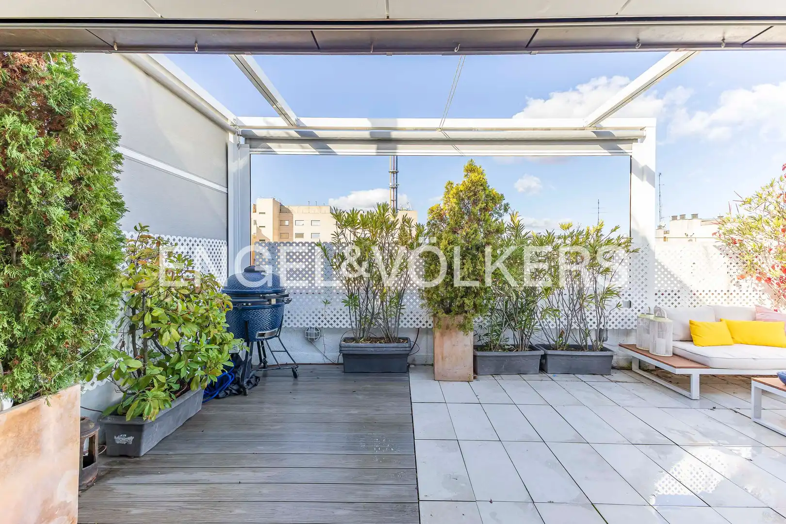 Terrasse von Dachboden zur Miete in Madrid mit Klimaanlage, Heizung und Terrasse