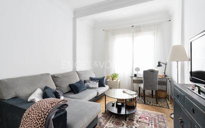 Living room of Apartment for sale in  Madrid Capital  with Heating, Terrace and Balcony