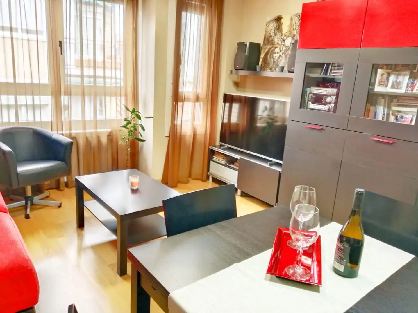 Sala de estar de Ático en venta en  Zaragoza Capital con Aire acondicionado y Terraza