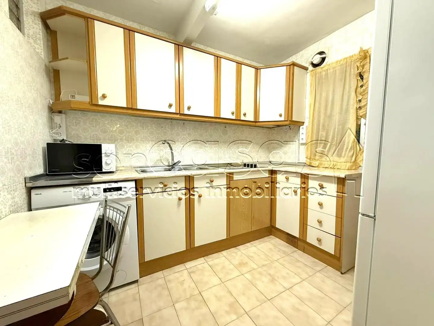 Kitchen of Flat for sale in Alcorcón  with Heating, Terrace and Furnished