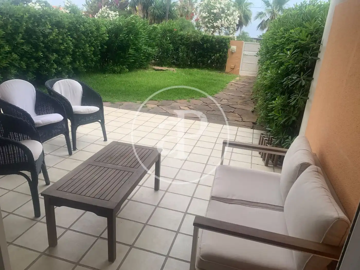 Terrassa de Pis de lloguer en Jávea / Xàbia amb Jardí privat, Terrassa i Moblat