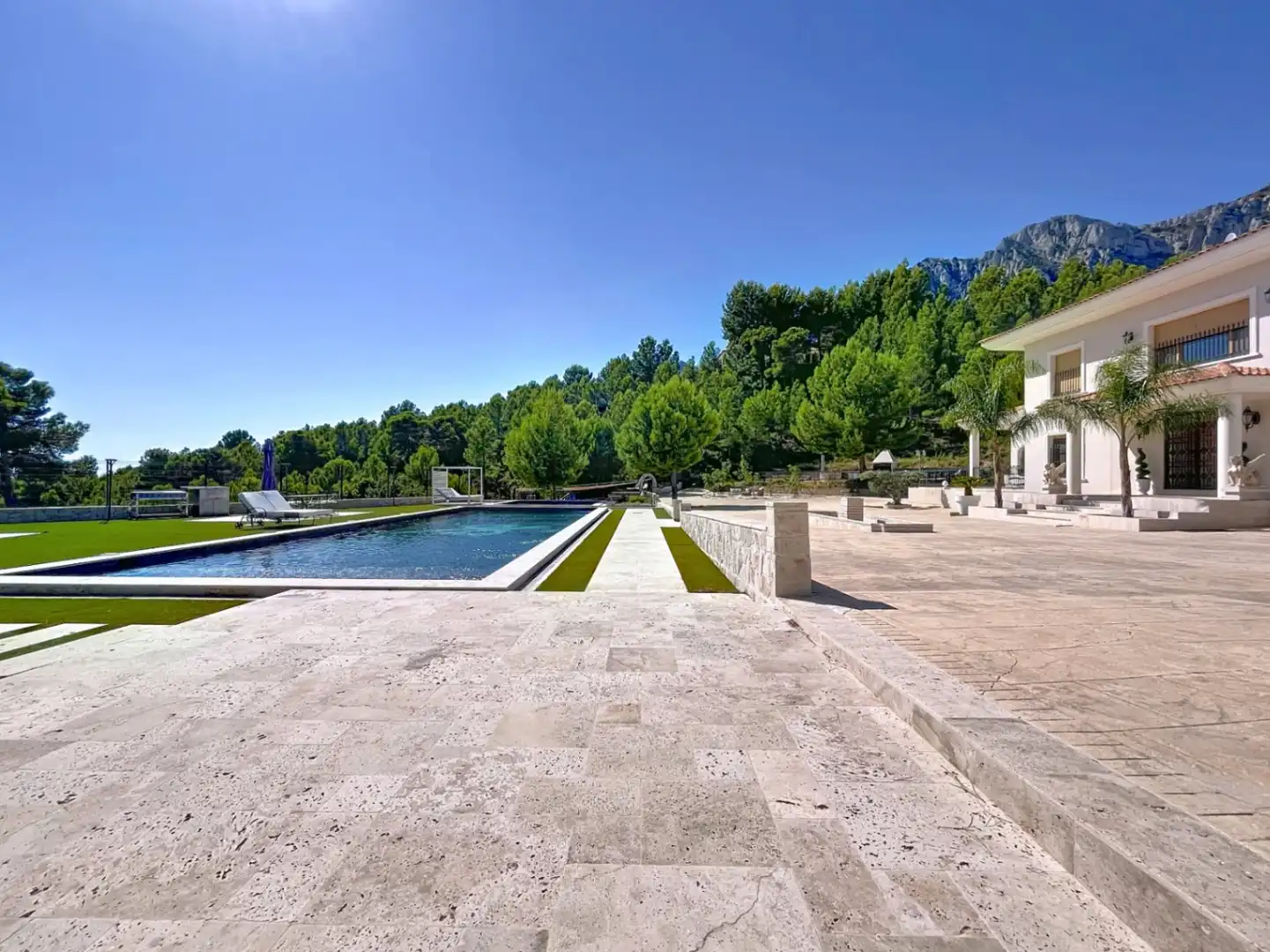 Jardín de Casa o chalet en venta en Benimantell con Aire acondicionado, Jardín privado y Terraza
