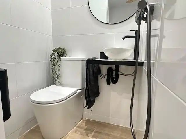 Baño de Piso de alquiler en Madrid con Aire acondicionado, Amueblado y Balcón