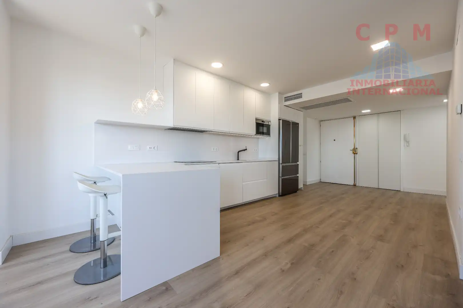 Küche von Wohnung zur Miete in Madrid mit Klimaanlage, Heizung und Parkett