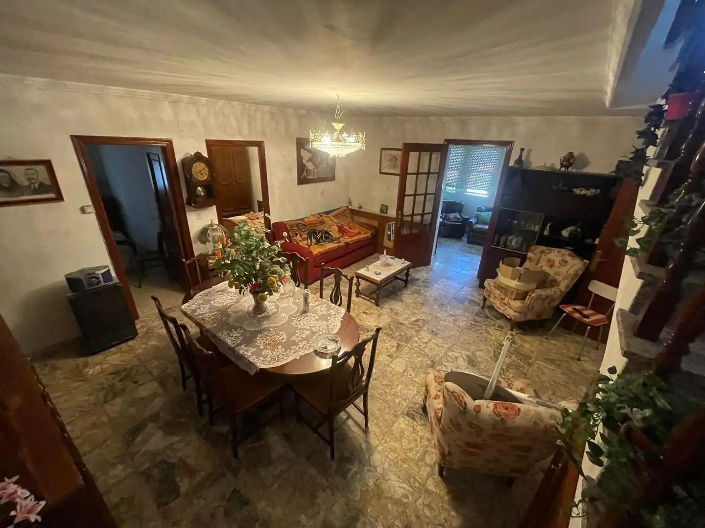 Living room of Houses for sale in Avión  with Heating, Storage room and Furnished