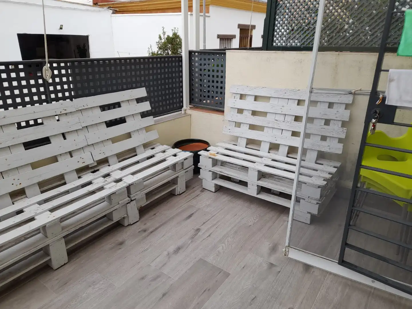 Terraza de Apartamento de alquiler en Sanlúcar de Barrameda con Terraza, Amueblado y Horno