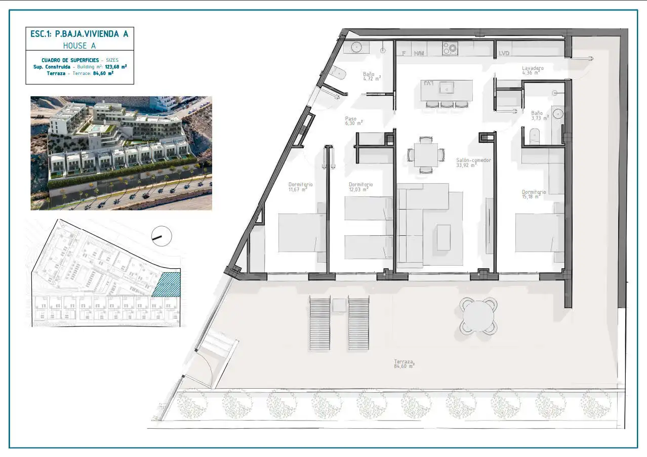 Apartament amb terrassa en venda a El Hornillo, imagen 38