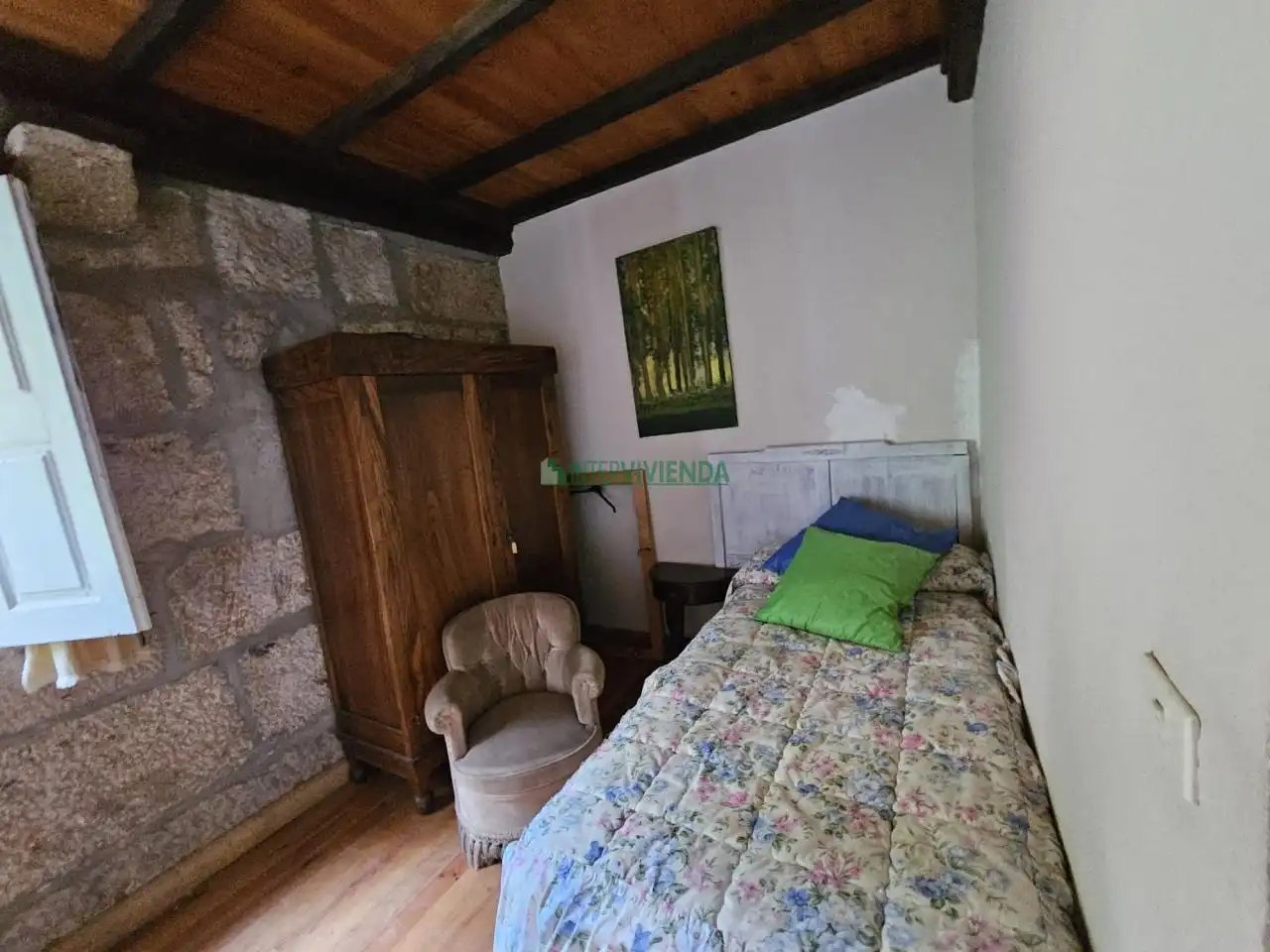 Habitación de Finca rústica en venta en A Cañiza   con Calefacción, Jardín privado y Terraza