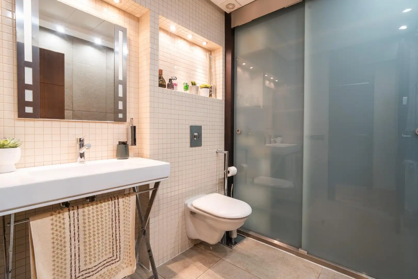 Baño de Casa o chalet en venta en Benetússer con Aire acondicionado, Calefacción y Parquet
