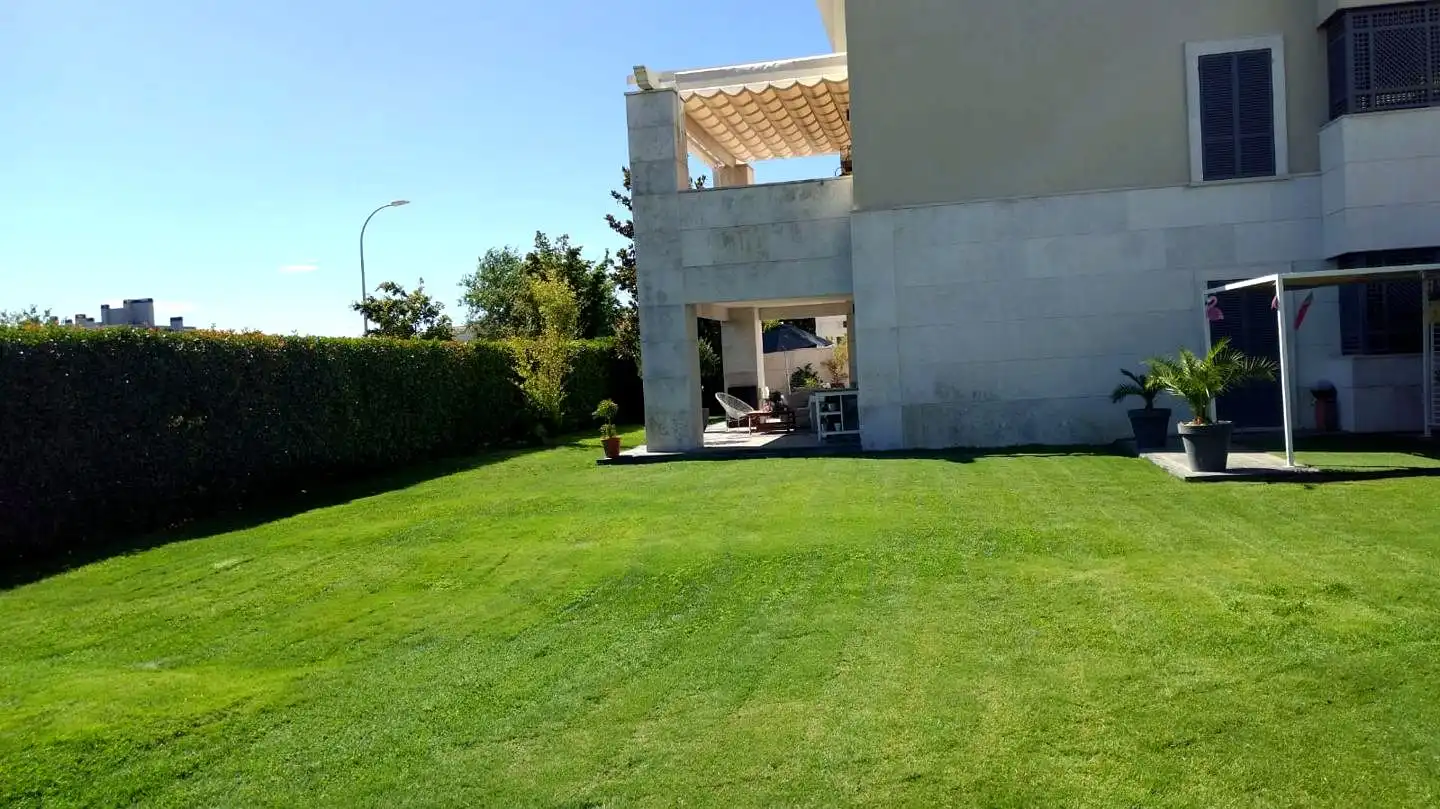Garden of Ground floor for rent in Madrid  with Air Conditioner, Heating and Private garden