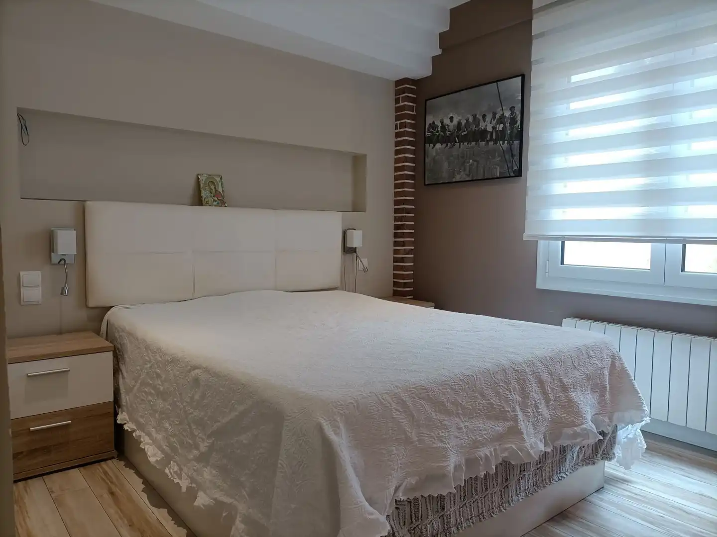 Bedroom of Flat for rent in Santander  with Heating and Furnished