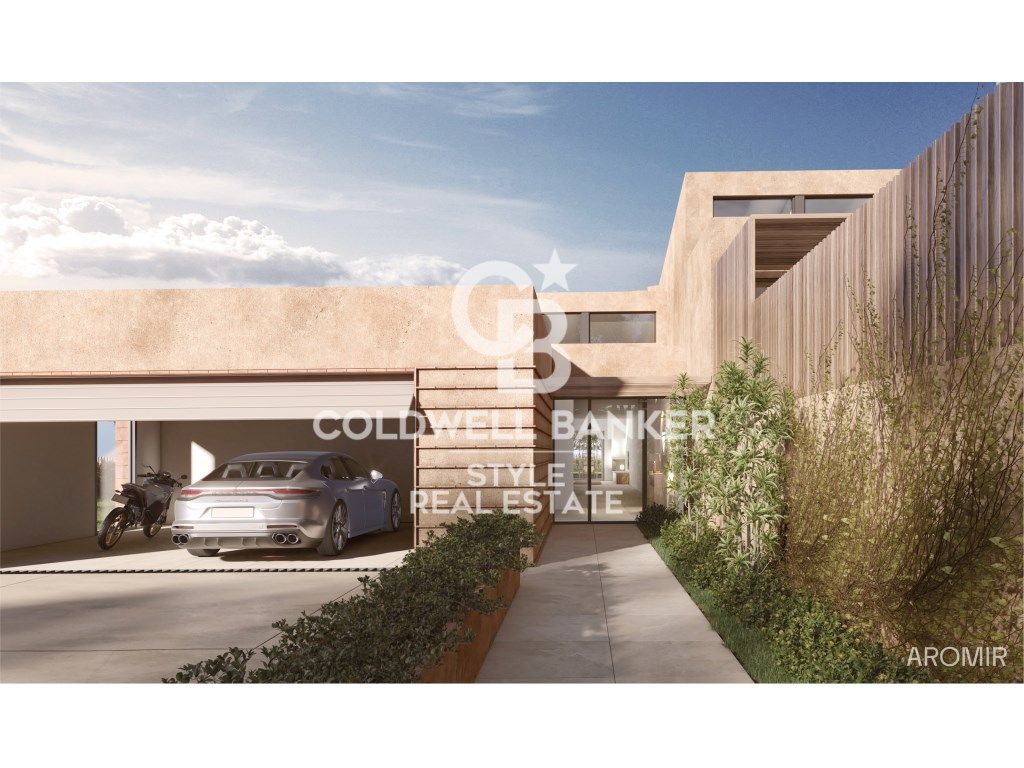 Vista exterior de Casa o xalet en venda en Matadepera amb Aire condicionat i Piscina