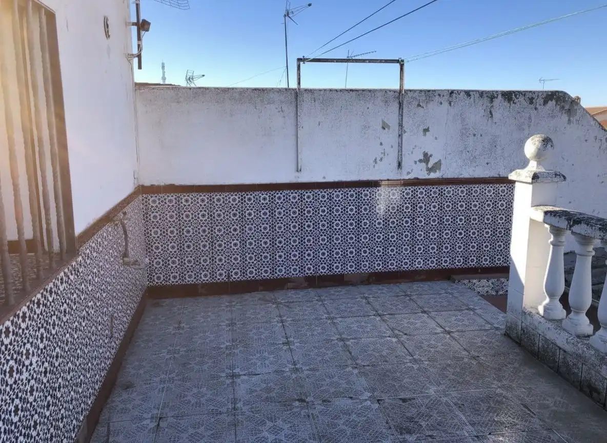 Terraza de Casa adosada en venta en La Garrovilla 