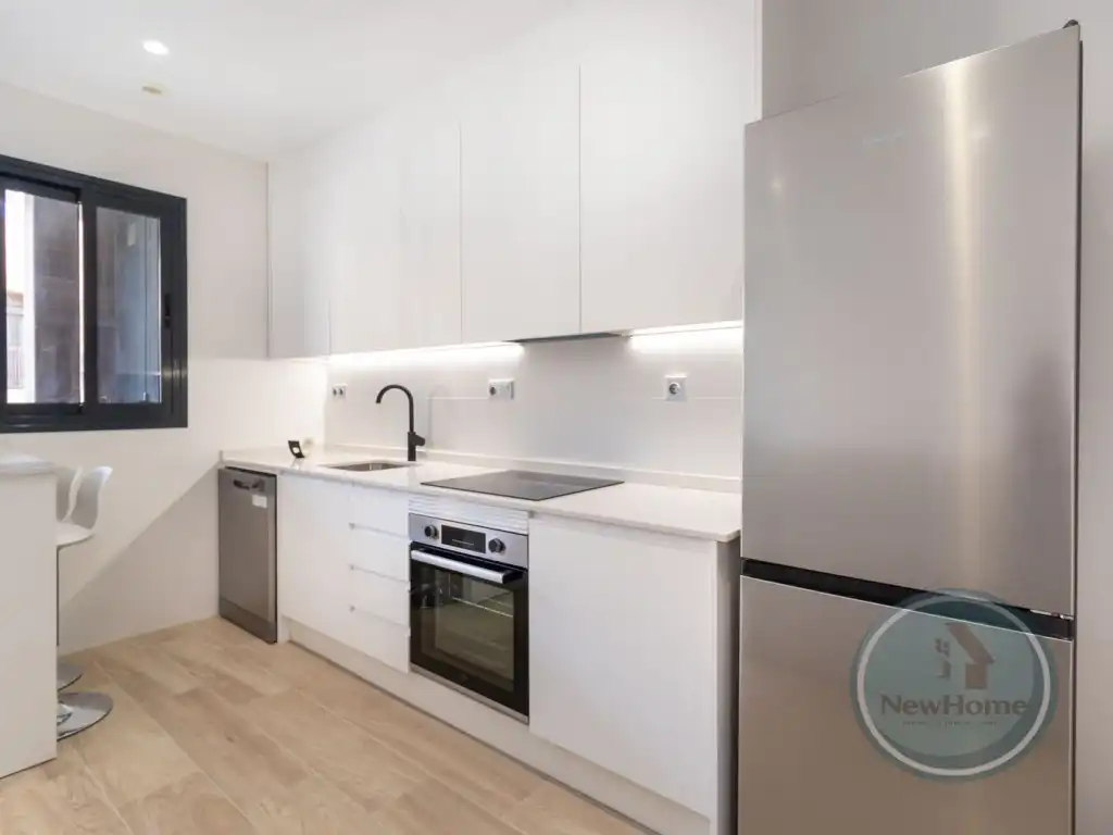 Cocina de Piso de alquiler en Elche / Elx con Aire acondicionado, Terraza y Piscina comunitaria