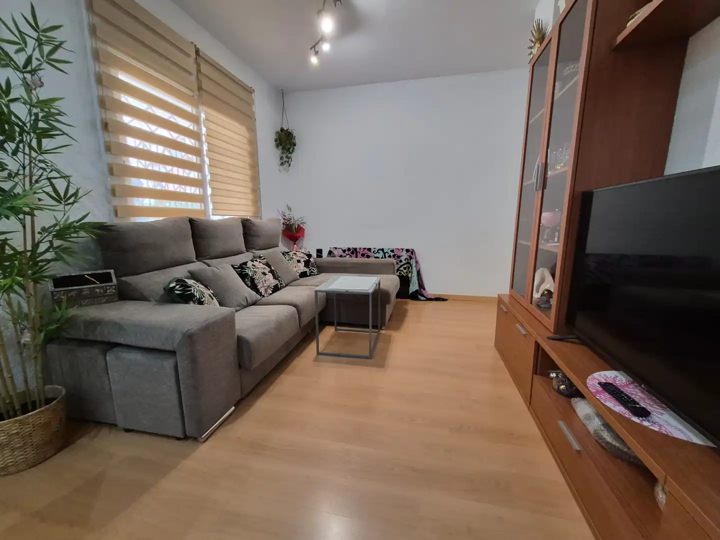 Wohnzimmer von Erdgeschoss zum Verkauf in Calella mit Klimaanlage, Heizung und Parkett