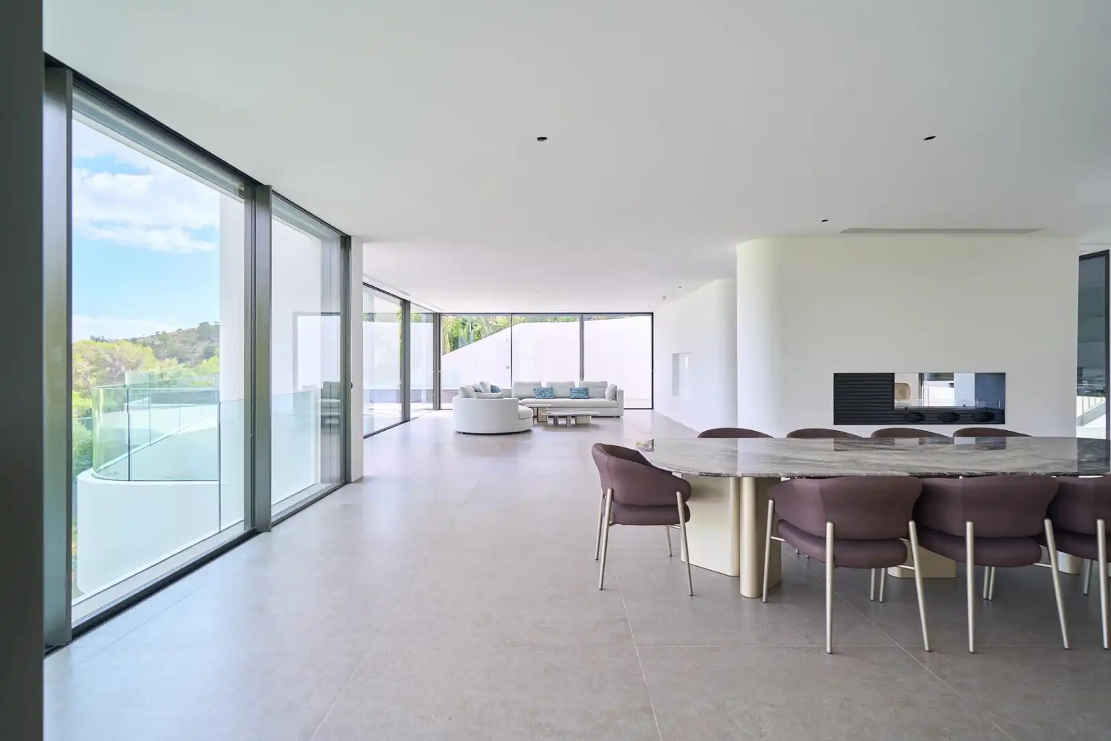 Sala d'estar de Casa o xalet en venda en  Palma de Mallorca amb Aire condicionat, Jardí privat i Terrassa
