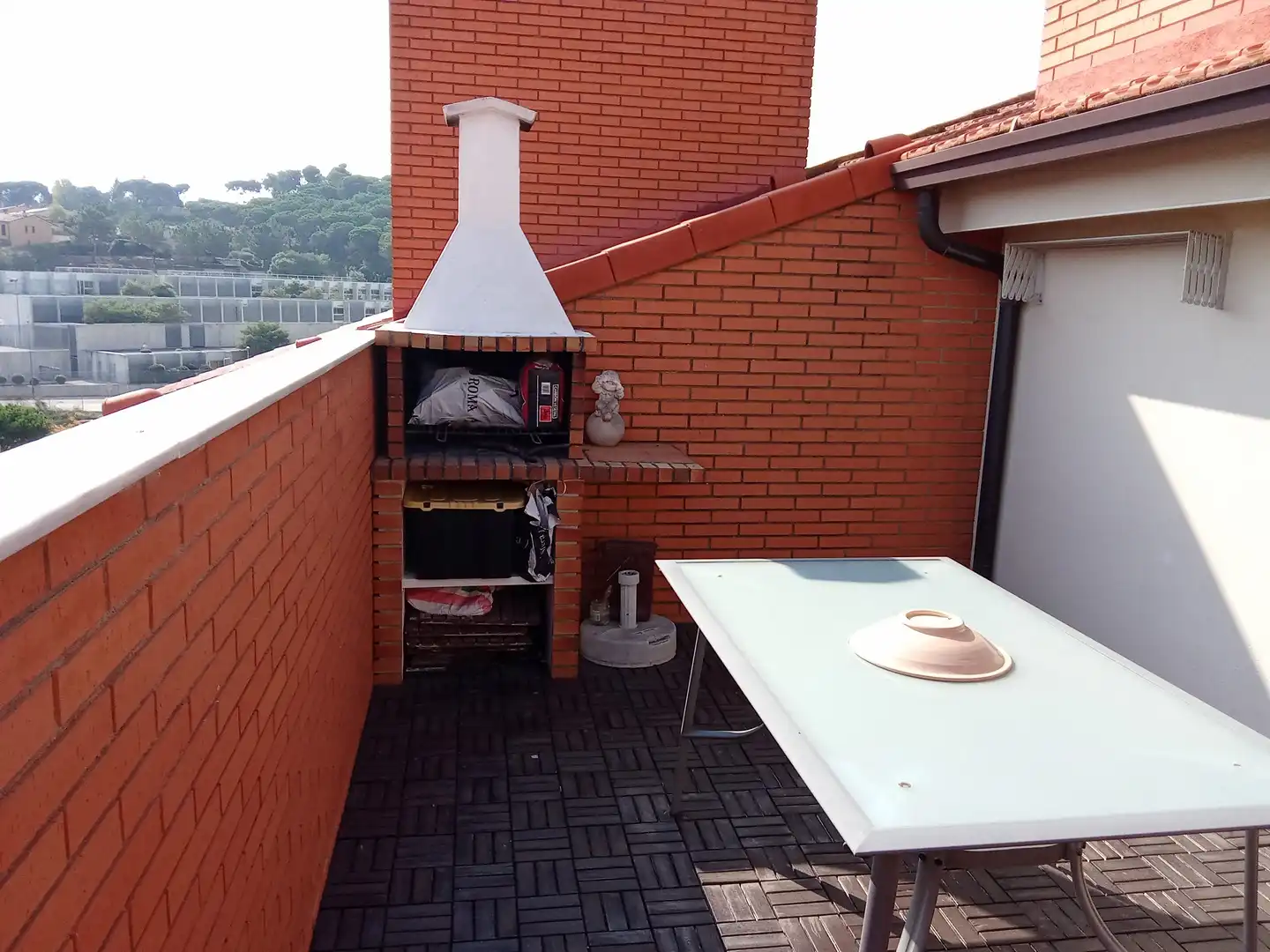 Terrasse von Dachboden zum Verkauf in Lloret de Mar mit Klimaanlage, Terrasse und Abstellraum