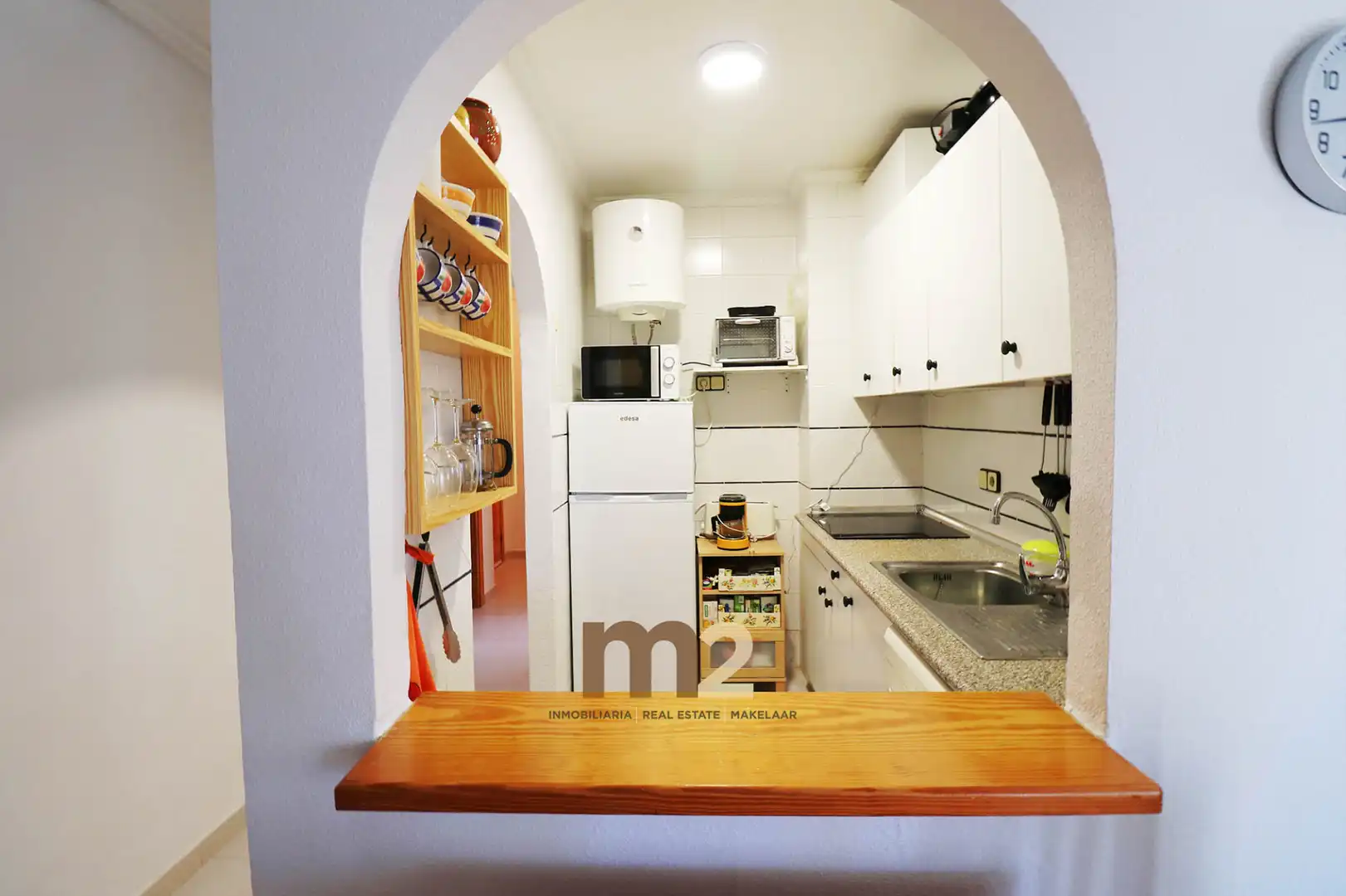 Cocina de Apartamento en venta en Torrevieja con Aire acondicionado, Terraza y Amueblado
