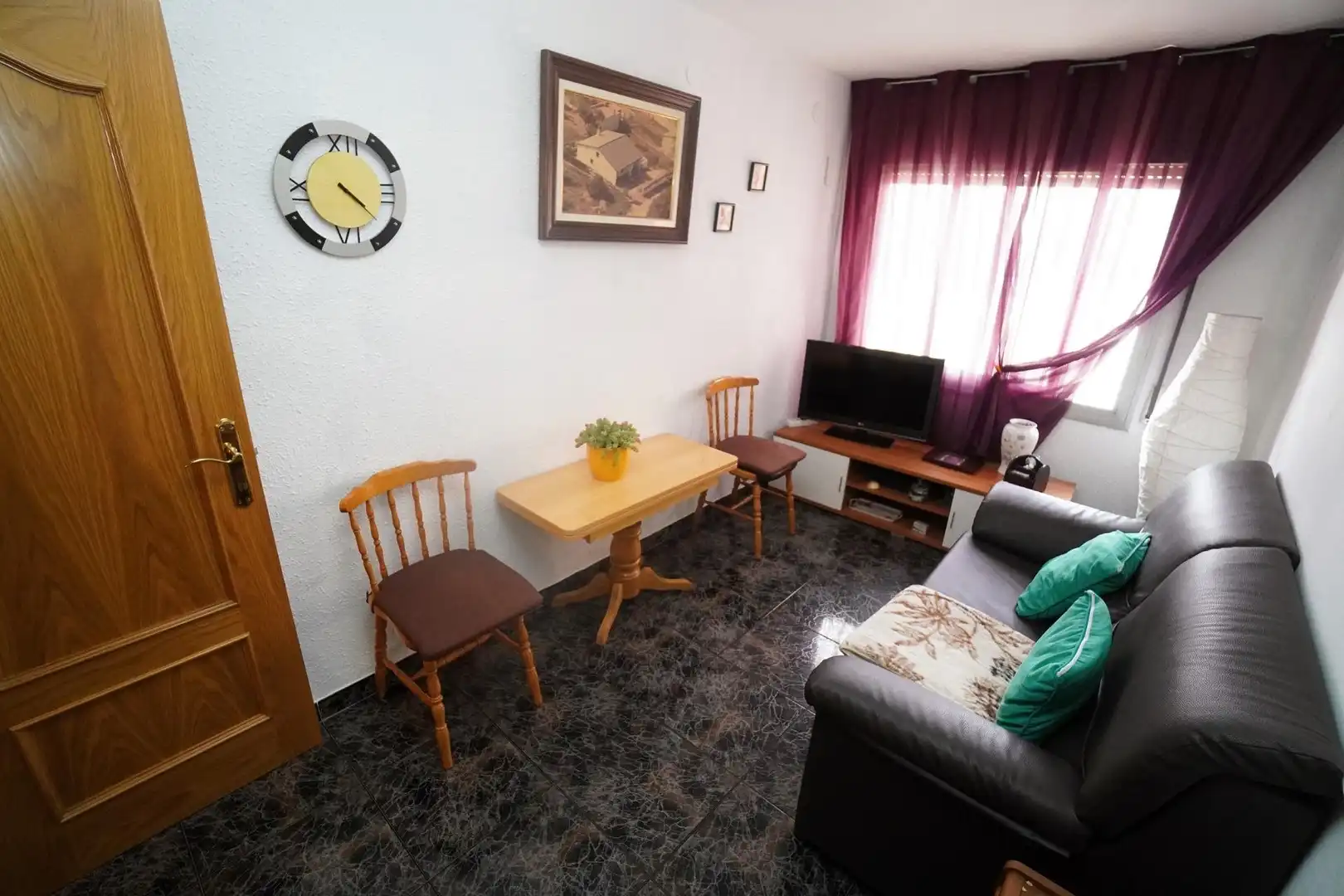 Sala de estar de Piso en venta en Terrassa con Amueblado y Alarma
