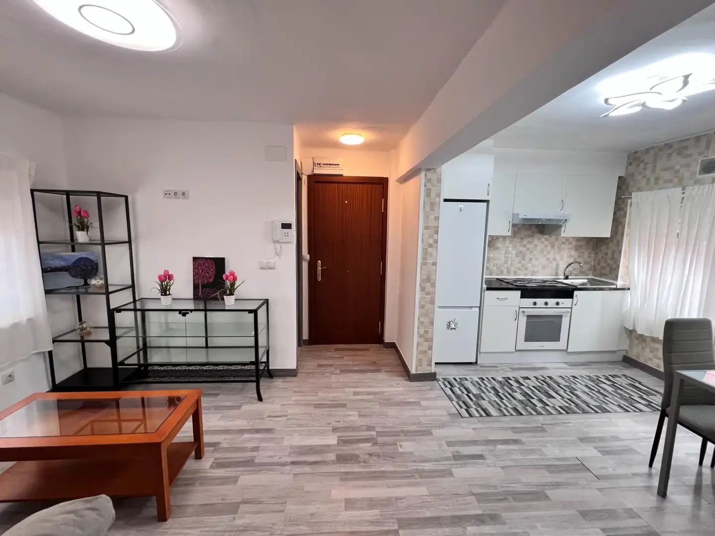 Kitchen of Flat for rent in Langreo  with Furnished