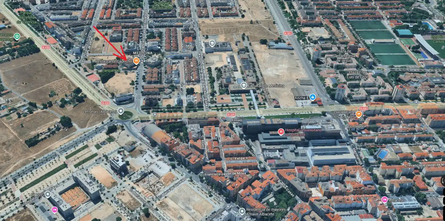 Vista exterior de Pis de lloguer en Albacete amb Aire condicionat, Calefacció i Traster