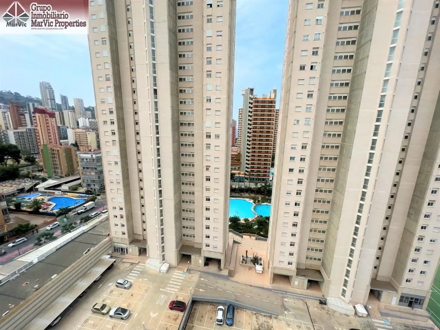Exterior view of Flat for rent in Benidorm  with Air Conditioner, Terrace and Furnished