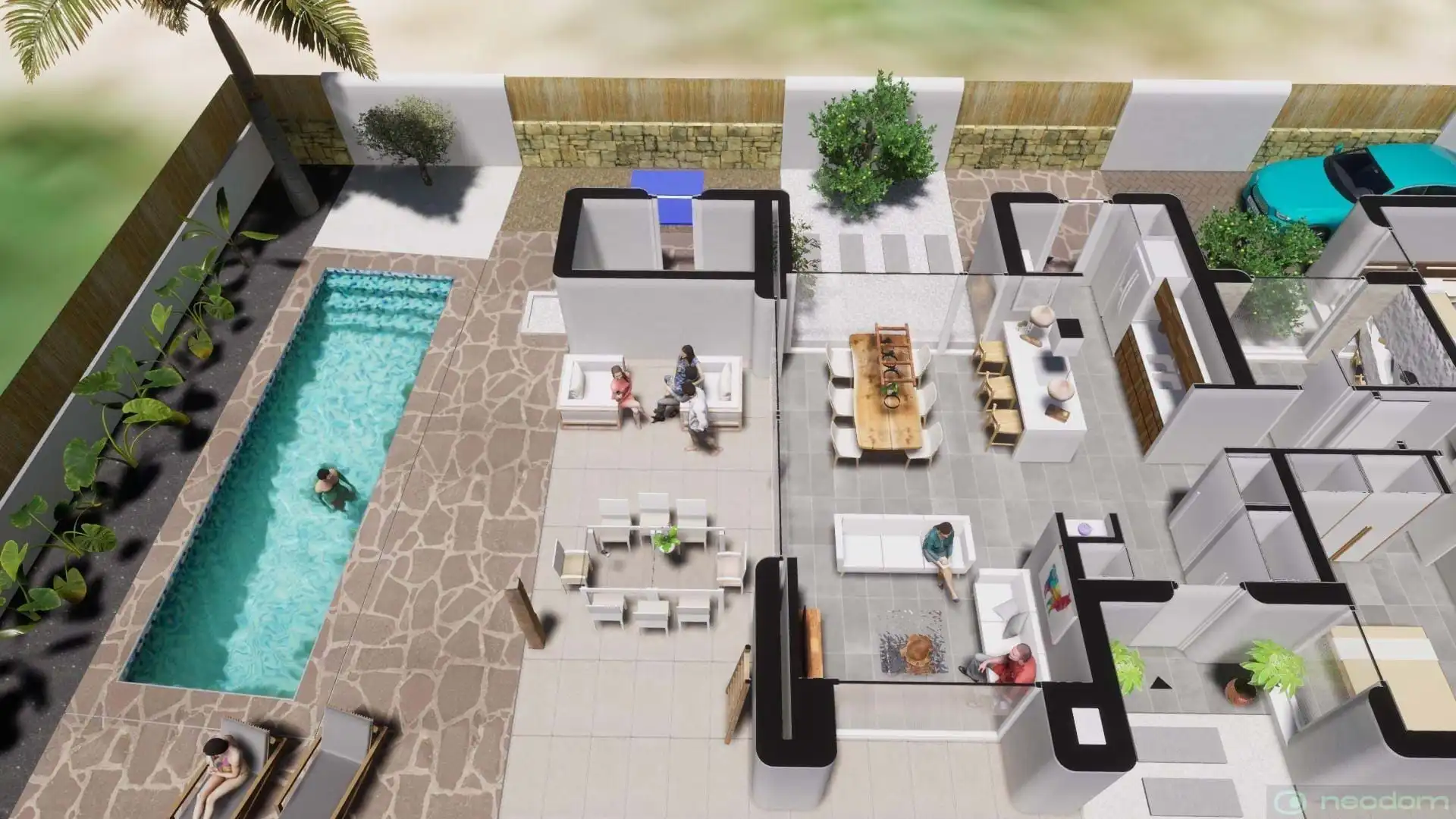 Terraza de Casa o chalet en venta en Pueblo - Urbanizaciones