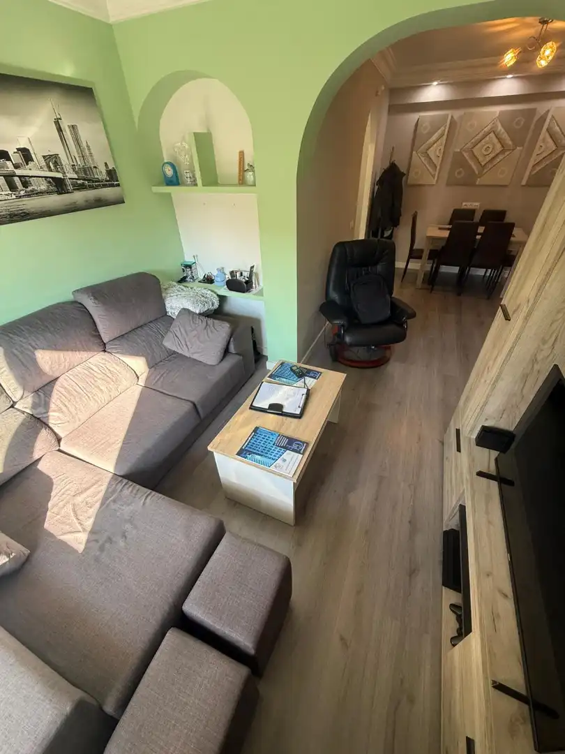 Sala d'estar de Pis en venda en Fuenlabrada amb Aire condicionat, Calefacció i Jardí privat