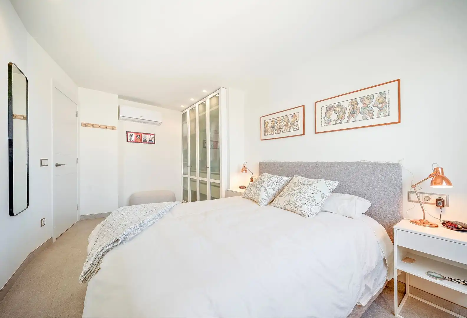 Bedroom of Attic for sale in  Palma de Mallorca  with Air Conditioner, Heating and Terrace
