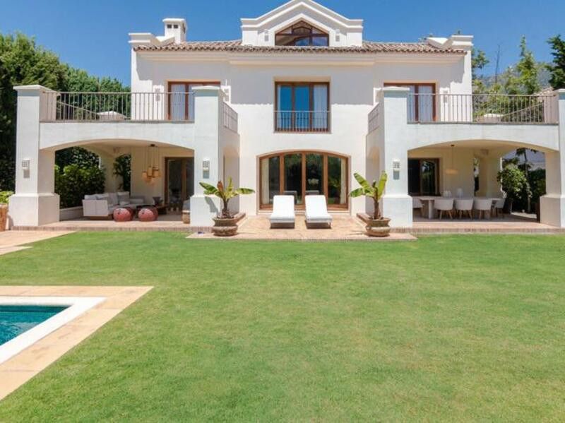Garden of House or chalet to rent in Marbella  with Air Conditioner, Heating and Terrace