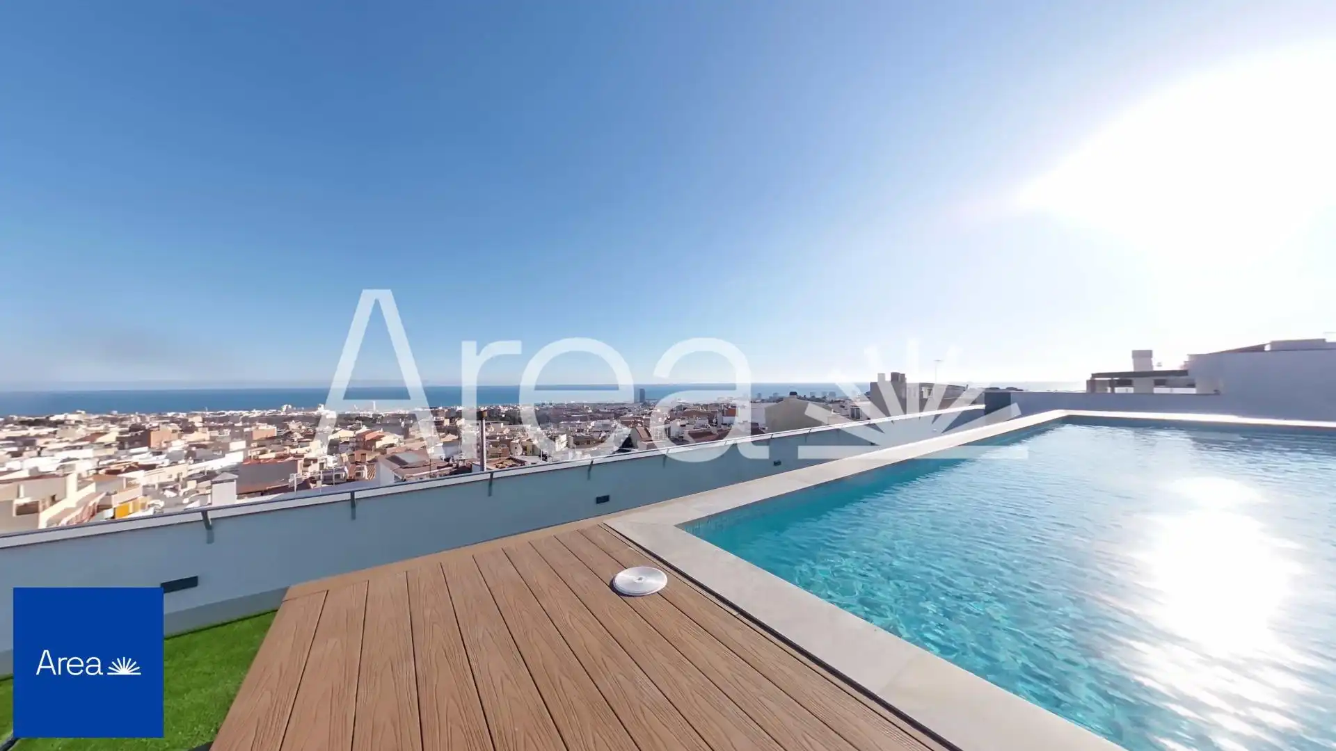 Piscina de Piso de alquiler en Mataró con Aire acondicionado, Calefacción y Terraza